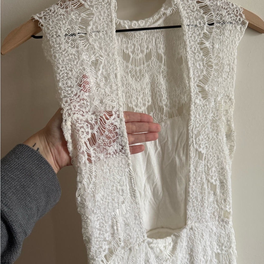Intimately Free People Elegant Lace Sleeveless Dress - Picture 6 of 7